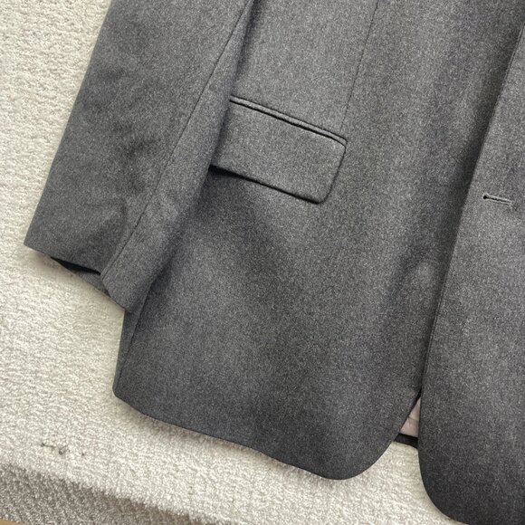 Boss Hugo Boss Blazer Mens 54 Lane Borgosesia Cashmere / Wool Suit Jacket Grey - Picture 6 of 16